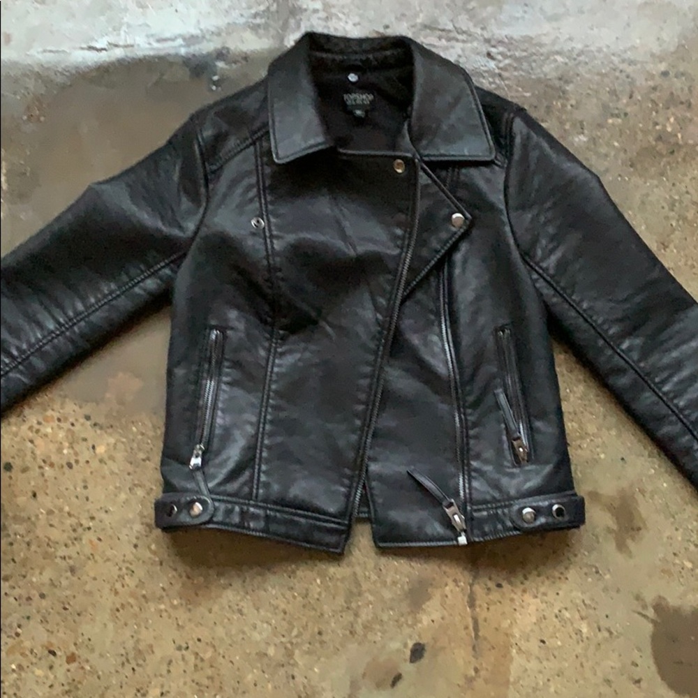 Topshop leather jacket